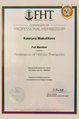 Kamahealing Massage techniques certificate